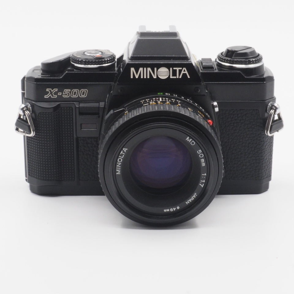 Used Minolta X500 35mm SLR Camera & 50mm f1.7 Lens