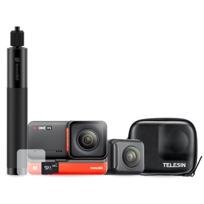 Insta360 ONE RS Twin 360 Edition Action Camera Starter Kit