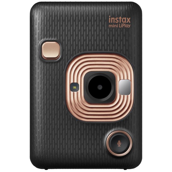 Fujifilm Instax Mini EVO Hybrid Black Instant Camera, Instax Mini Twin  Pack Instant Film, 32GB microSD Card with Adapter
