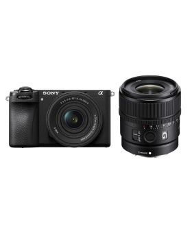 Sony A6700 Mirrorless Camera, 16-50mm II & 15mm f1.4 Lens