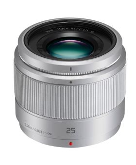 Panasonic 25mm f1.7 LUMIX G ASPH. Lens (Silver)