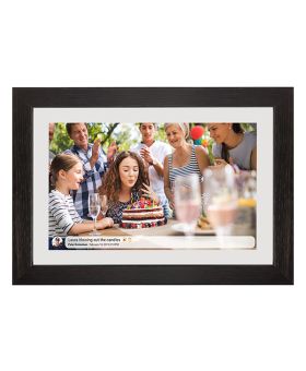Inov8 10" Digital Frame with Frameo - White & Black