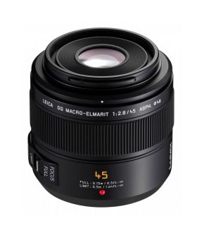 Panasonic 45mm f2.8 LEICA DG MACRO-ELMARIT MEGA OIS Lens (Open Box)