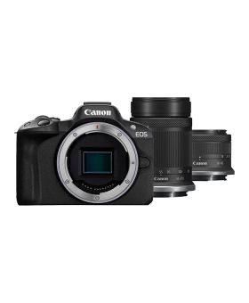Canon EOS R50 Mirrorless Camera, 18-45mm IS STM Lens & 55-210mm IS STM Lens