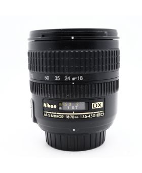 Used Nikon 18-70mm f3.5-4.5G ED-IF DX AF-S Nikkor Lens