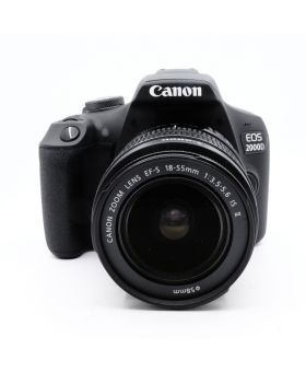 Used Canon EOS 2000D DSLR Camera & 18-55mm IS Lens