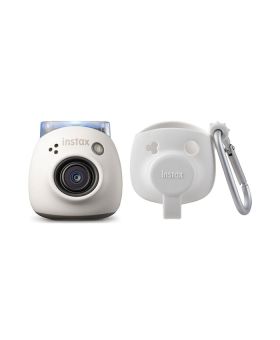 Fujifilm Instax Pal Digital Camera & Case (Milky White)
