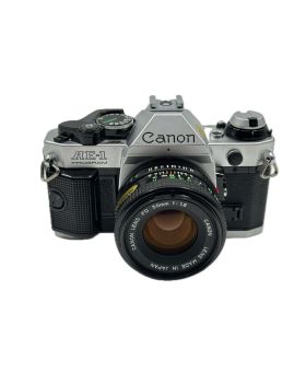 Used Canon AE1 Program 35mm SLR Camera & 50mm f1.8 Lens (Commission Sale)