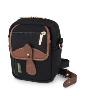 Billingham Compact Stowaway Shoulder Bag (Canvas Black/Tan)