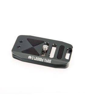 3 Legged thing BASE70 70mm Arca Swiss Plate For Ellie L-Bracket (Grey)