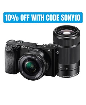 Sony A6100 Mirrorless Camera, 16-50mm Lens & 55-210mm Lens