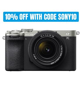 Sony A7C II Mirrorless Camera & 28-60mm Lens (Silver)