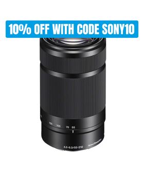 Sony E 55-210mm f4.5-6.3 OSS Lens (Black)