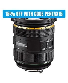 Pentax DA 11-18mm f2.8 ED DC AW Lens