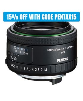 Pentax 50mm f1.4 HD FA Lens