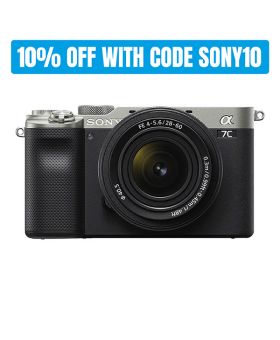 Sony A7C Mirrorless Camera & 28-60mm f4-5.6 Lens (Silver)
