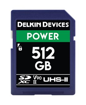 Delkin SD Power UHS-II 512GB R300/W250 V90