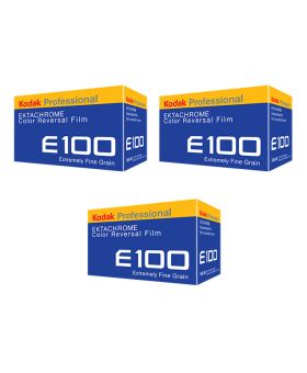Kodak Ektachrome E100 Color Reversal 35mm Film Triple Pack