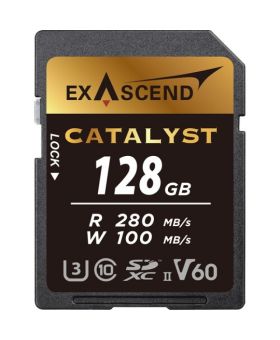 Exascend Catalyst 128GB SDXC UHS-II V60 W180MB/s