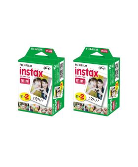 Fujifilm Instax Mini Instant Print Film Double Twin Pack (40 Photos)