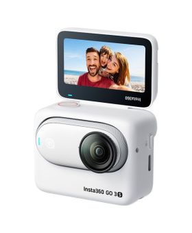 Insta360 Go 3S 128GB 4K Action Camera (Arctic White)