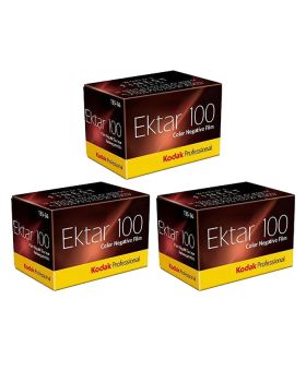 Kodak Professional Ektar 100 36 Exposure 35mm Film Triple Pack
