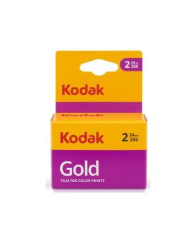 Kodak Gold 200 35mm Colour Film Twin Pack (2x 24 Exposures)