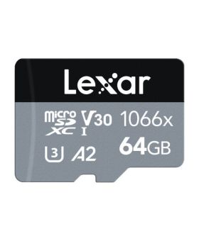 Lexar 64GB Professional 1066x UHS-I Micro SDXC Memory Card