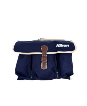 Used Nikon Cloth Satchel Bag (Blue) (Commission Sale)