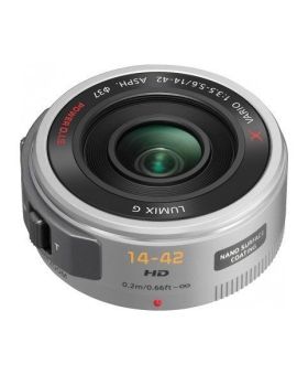 Panasonic 14-42mm G X Vario PZ Power O.I.S. Lens (Silver)