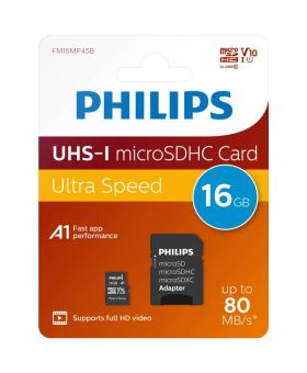 Philips 16GB Micro SD Class 10 Memory Card