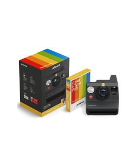 Polaroid Now Gen 3 Instant Camera & i-Type Colour Film (Black)