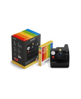Polaroid Now Plus Gen 3 Instant Camera & i-Type Colour Film (Black)