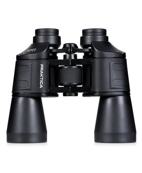 Praktica Falcon 12x50 Multi Coated Porro Prism Binoculars & Compass - Black