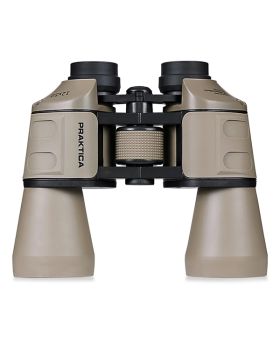 Praktica Falcon 12x50 Porro Prism Binoculars & Compass - Sand