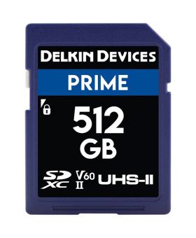 Delkin SD Prime UHS-II 512GB R280/W150 V60