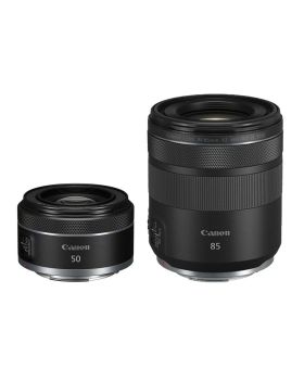 Canon RF 50mm f1.8 STM & RF 85mm f2 Macro IS STM Lens Bundle