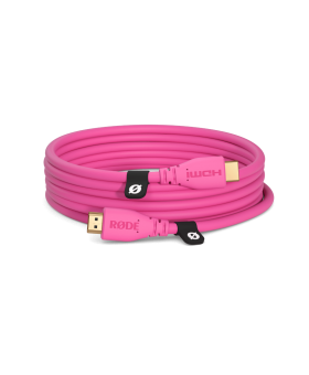 Rode Premium 3m HDMI Cable (Pink)