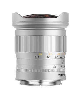 TTArtisan 11mm f2.8 Lens - Canon RF (Full Frame) Silver