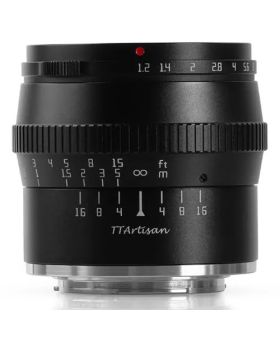 TTArtisan 50mm f1.2 APS-C Black Lens (Canon EF-M)