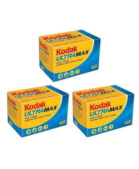 Kodak UltraMax 400 35mm Film 24 Exposure Triple Pack