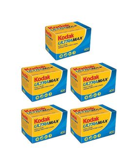 Kodak UltraMax 400 35mm Film 24 Exposure Five Pack