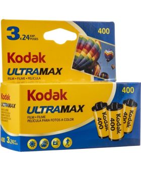 Kodak UltraMax 400 35mm Film Triple Pack (24 Exposures x3)