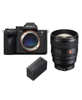Sony A7R VI Mirrorless Camera, 85mm f1.4 GM II Lens & Extra NP-SA100 Battery