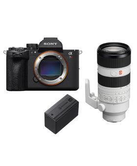 Sony A7R VI Mirrorless Camera, 70-200mm f2.8 GM II & Extra NP-SA100 Battery