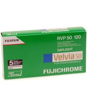 Fujifilm Velvia RVP 50 120 Format Film (Pack of 5)