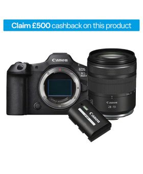 Canon EOS R5 Mark II Mirrorless Camera, RF 28-70mm f2.8 Lens & LPE6P Battery Bundle