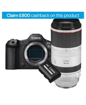 Canon EOS R5 Mark II Mirrorless Camera, RF 100-500mm f4.5-7.1 L Lens & LPE6P Battery Bundle