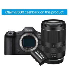 Canon EOS R5 Mark II Mirrorless Camera, RF 24-240mm Lens & LPE6P Battery Bundle