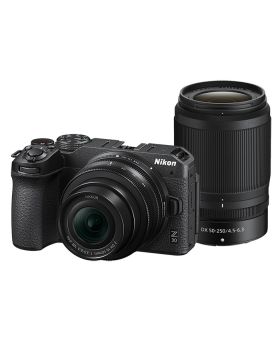 Nikon Z30 Mirrorless Camera, 16-50mm f3.5-6.3 VR Lens & 50-250mm f4.5-6.3 VR Lens (Open Box)
